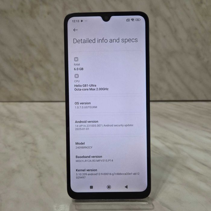 Telefon Xiaomi Redmi Negru 14C 128GB cu 6gb Zeus Amanet 33980 / 34058