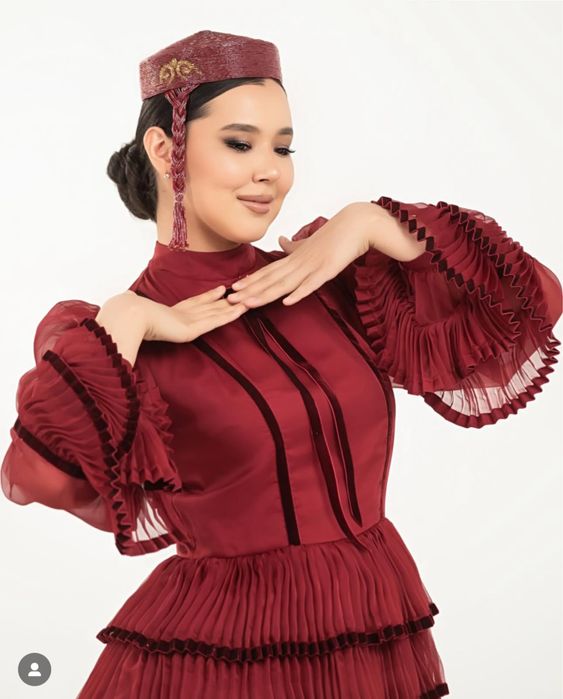 Казакстанский бренд платья