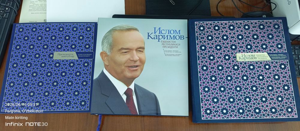 I.Karimov kitobi  yangi