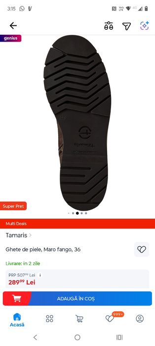 Ghete tamaris dama 39