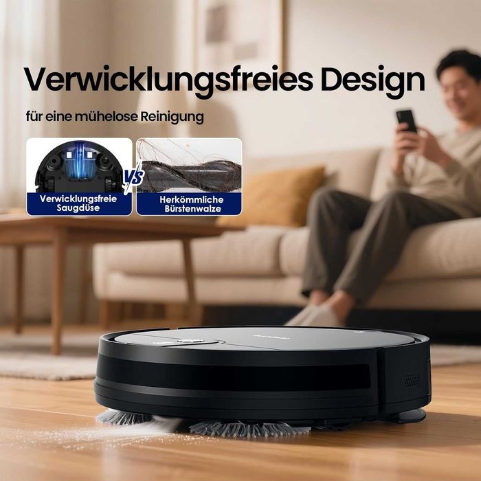 Роботизирана прахосмукачка VersLife L6, управление чрез приложение Alexa