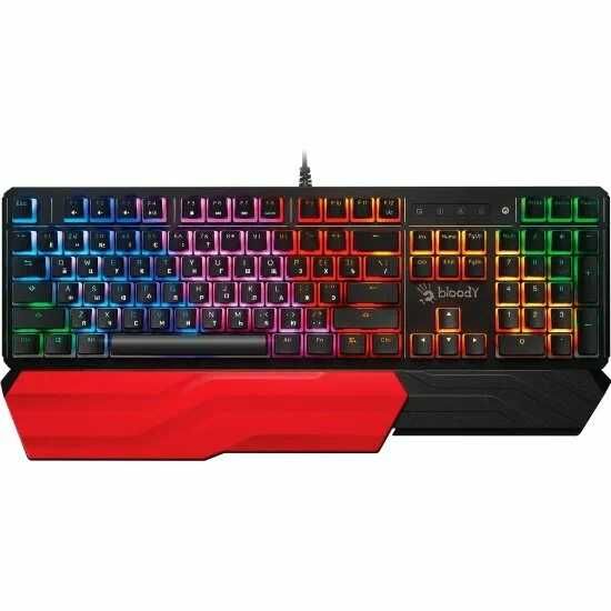 СКИДКА Пров-ная мех-кая игровая клавиатураBloody  B975 BrownSwitch 1.4