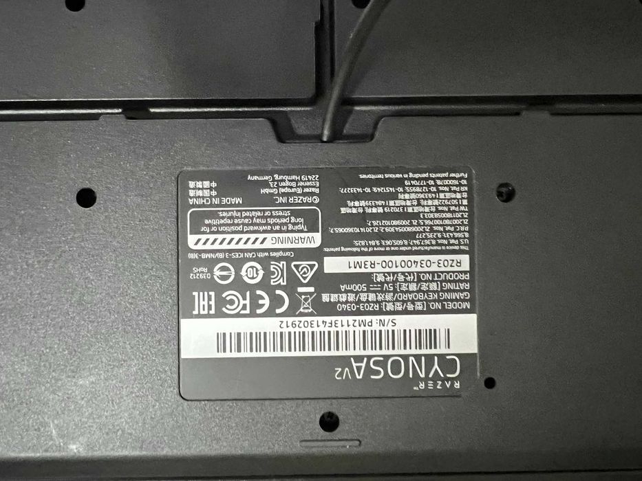 Razer Cynosa V2 - utilizat