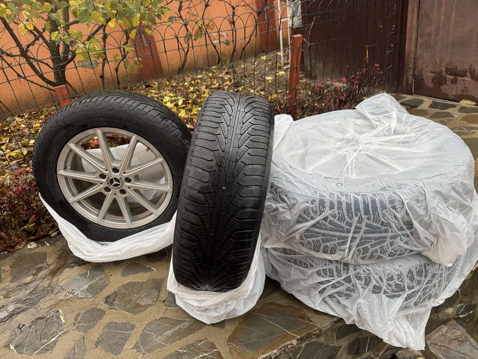 Jante aliaj originale Mercedes GLE cu anvelope iarnă 235/60 R18