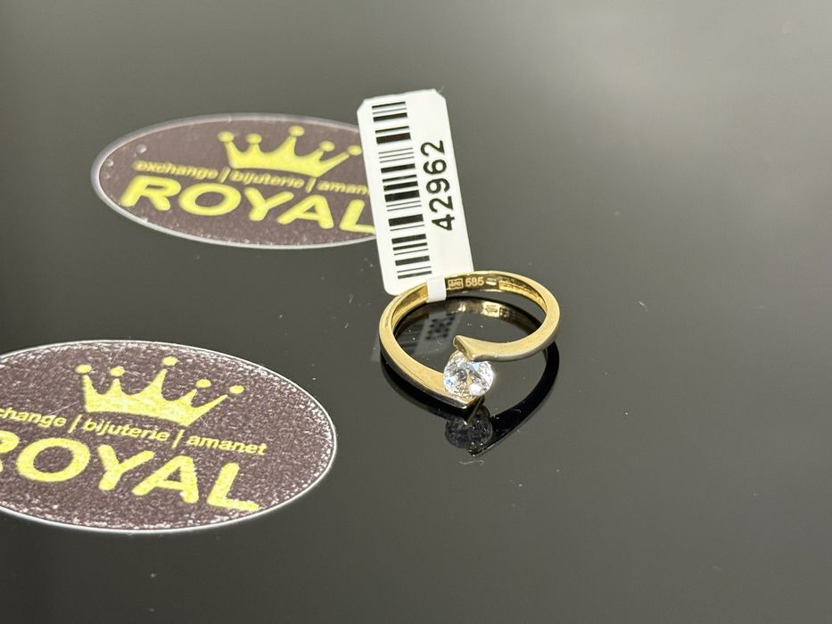 Bijuteria ROYAL : Inel AUR 14K NOU / 2.05 GR