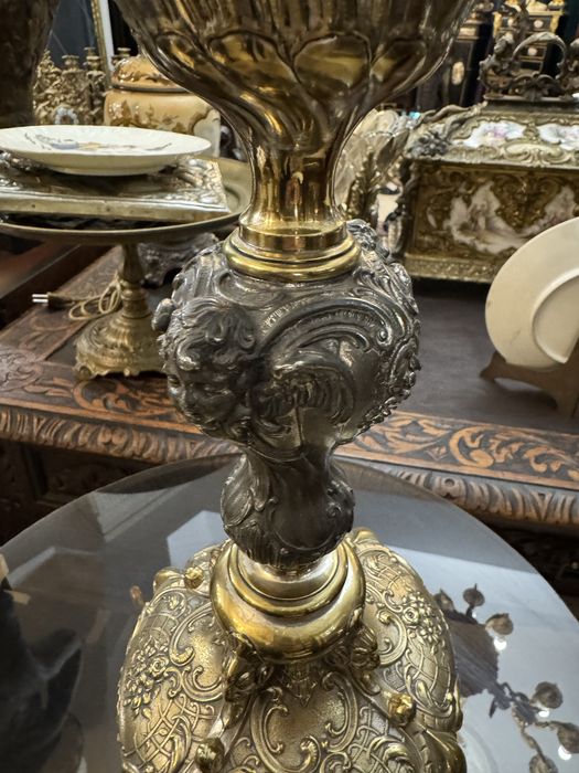 Centru de masa/ bronz/ cristal