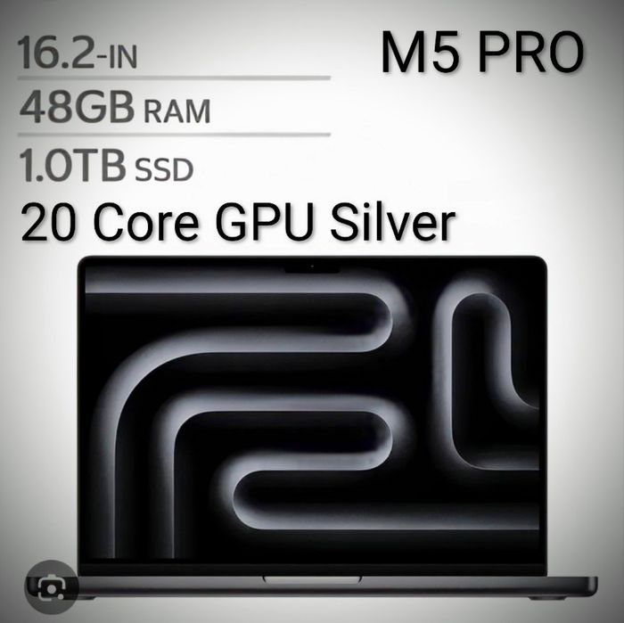 MacBook Pro M5 PRO 16 inch 48/1 ТБ Silver из США