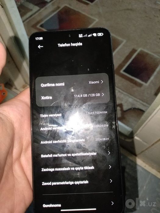 Srochna sptilad redmi note 11 pro gray