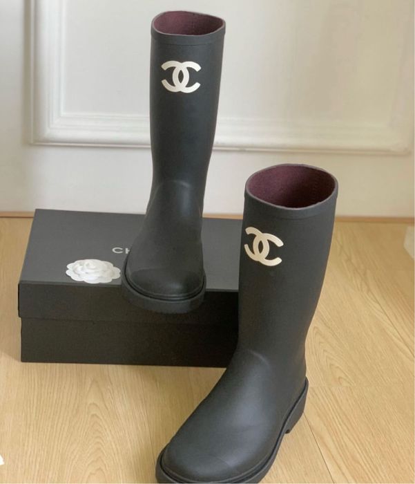Cizme chanel Rubber boots premium pe comanda