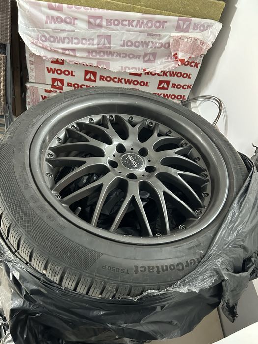 Set jante+cauciucuri iarna 235/50/19 continental
