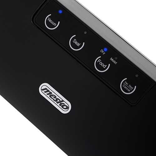 Aparat de vidat alimente, Mesko MS 4492, 95 W, 2 moduri, negru