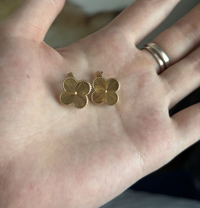 серьги новые ван клиф