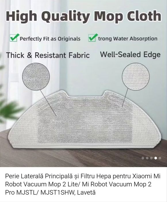 Accesorii Xiaomi Mi Robot Vacuum Mop 2 Lite/ 2 Pro