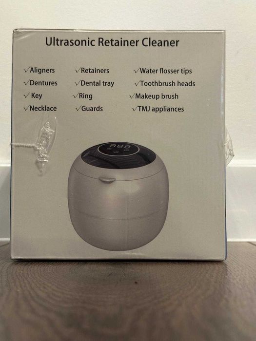 Curățător Ultrasonic cu UV pentru Aparat Dentar / Gutieră – NOU