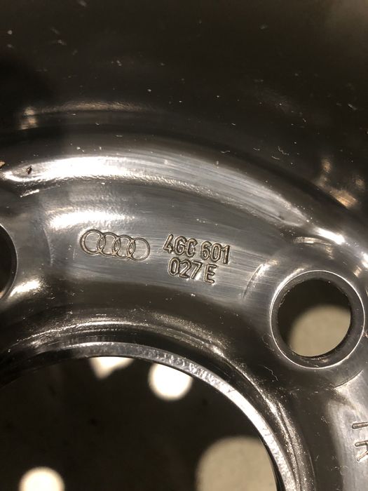 Roata rezerva slim Audi A6 Audi A7. R20 noua. Cod: 4G0601027E. Et22