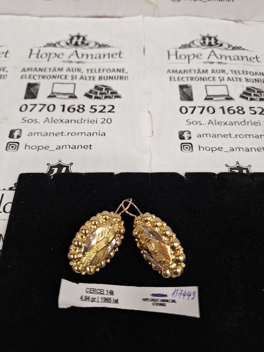 Hope Amanet P1/CERCEI aur 14k/4.84gr