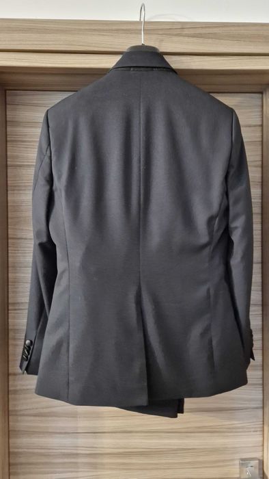 Costum Ginere Moda Aliss - Negru Elegant un singur nasture - OCAZIE