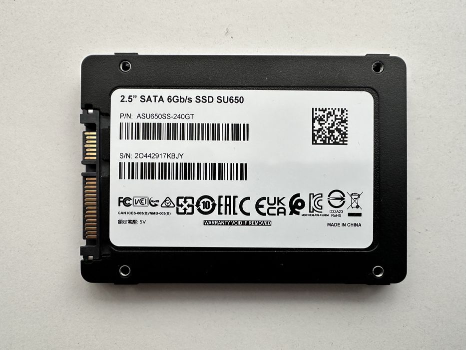 SSD ADATA SU650 240GB – Stare 100% (Garanție 2 ani Altex inclusă)