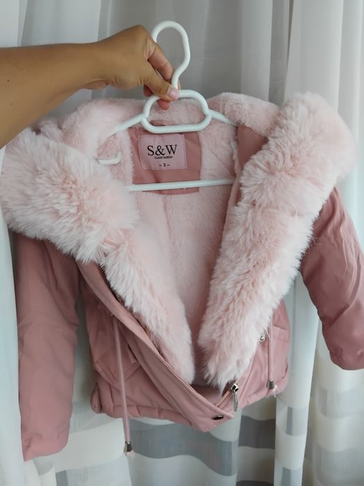 Geaca imblanita fete 3 ani