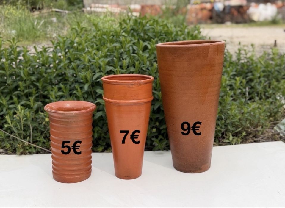 РАЗПРОДАЖБА - Глинени (керамични) изделия - саксии, вази, кашпи, гърнета, делви