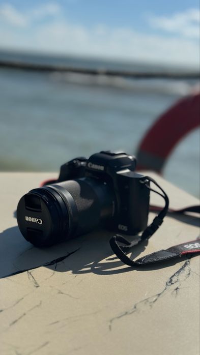 Камера Canon EOS M50 Mark II + 55-200mm