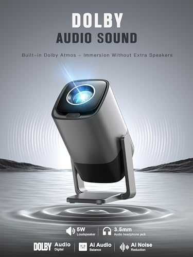 Нов Смарт проектор Netflix 1080P WiFi Bluetoot Dolby звук домашно кино