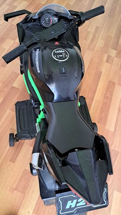 Motocicleta electrica NINJA DUO cu roti ajutatoare -  cititor USB