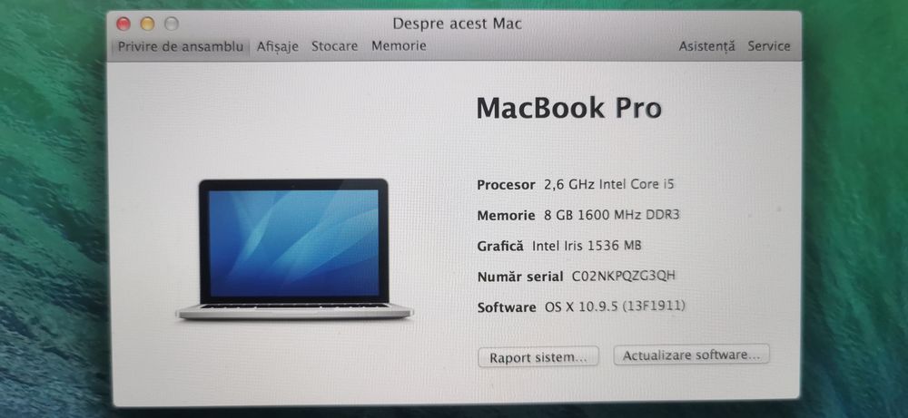 Macbook Pro 2014 Retina Intel i5 2,6 GHz
