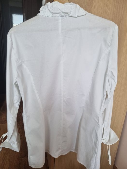 Дамска бяла риза L,XL,XXL /100% памук/