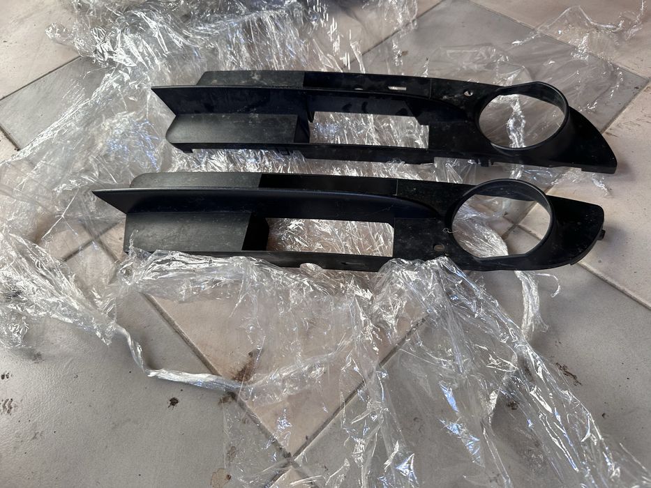 Предна броня комплект с халогени и пластмаси за Е60/61