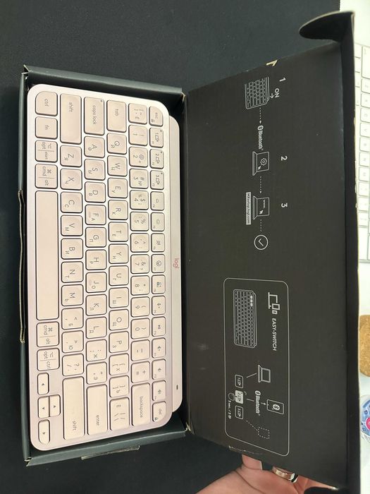 Logitech MX Keys Mini в красивом цвете Pink (розовый)