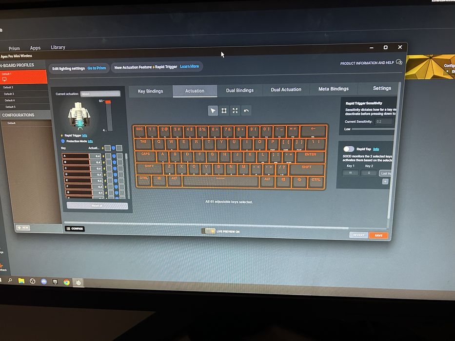 Apex pro mini wireless 0.1 act