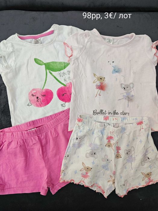 Летни дрехи за момиче 98рр