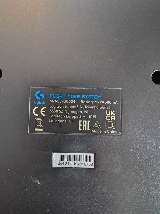 Vand Flight Yoke System Logitech