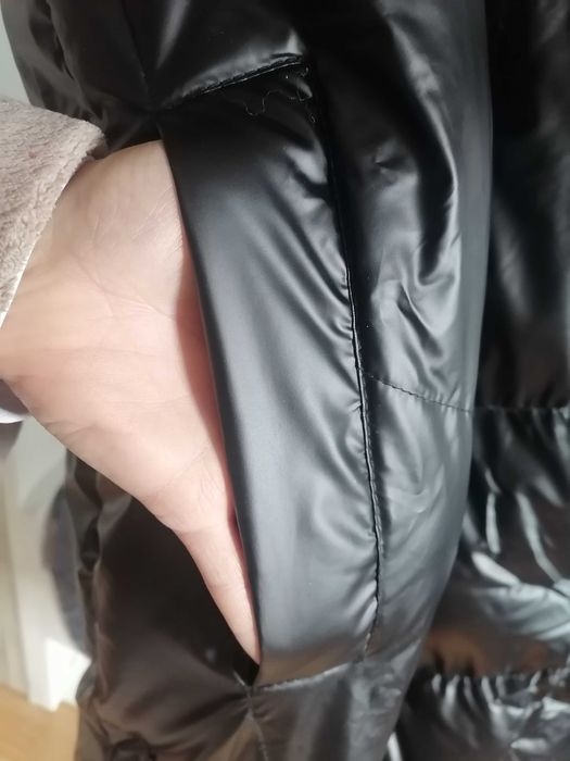 Дълъг елек с качулка