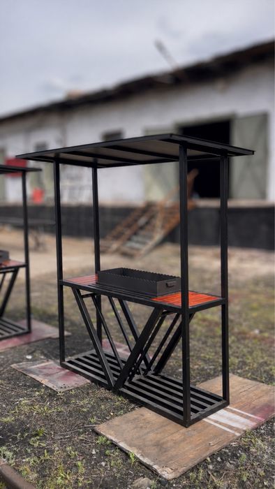 Мангал в стиле лофт