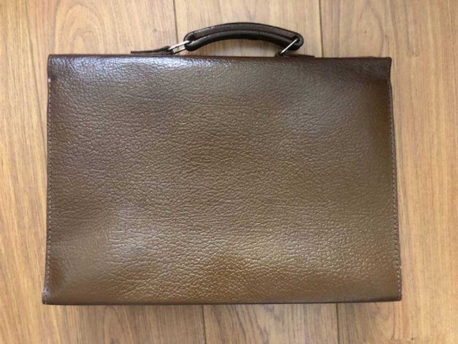 Бизнес ретро  чанта - естествена телешка кожа