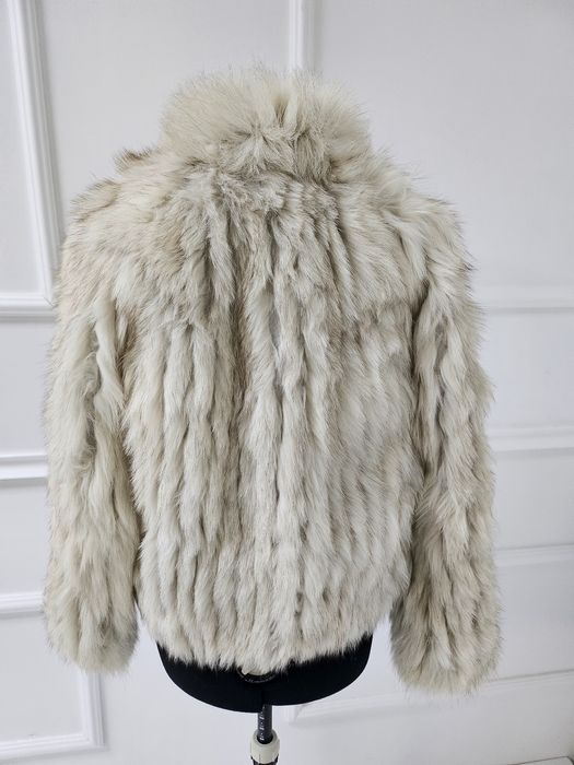 Палто от лисица без забележки, размер S