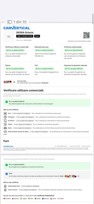Skoda octavia 2021 DSG 150 cp