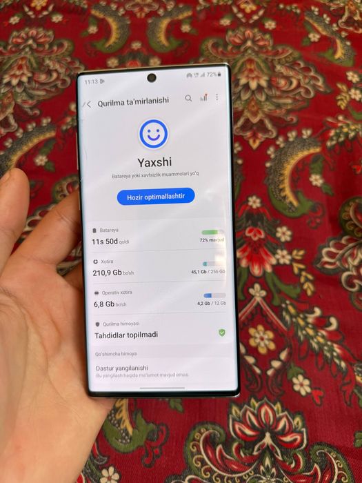 Samsung not 10+5G sroshni