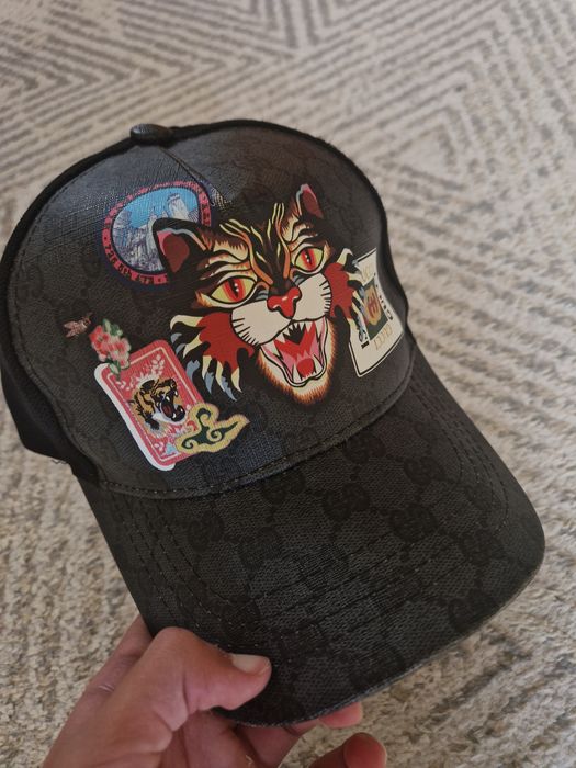 редкая кепка gucci tiger