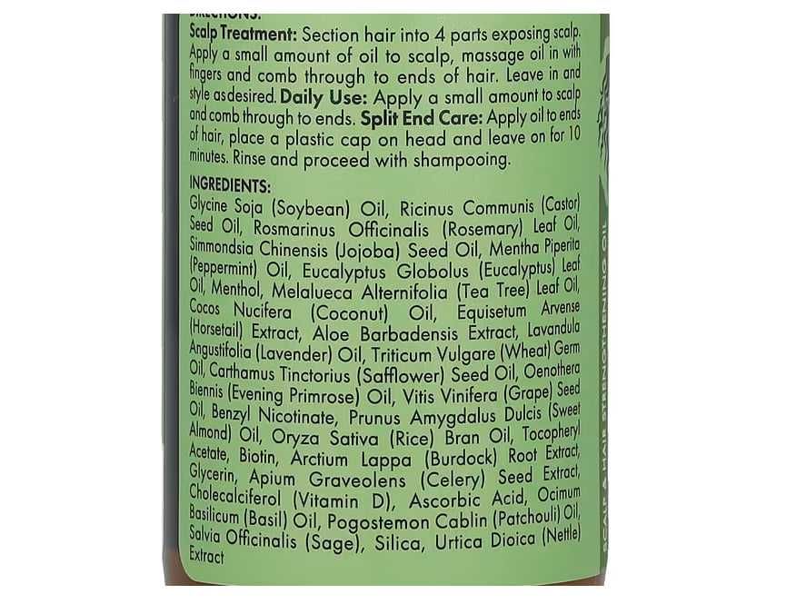 Mielle, Масло для укрепления волос и кожи головы, розмарин и мята 59ml