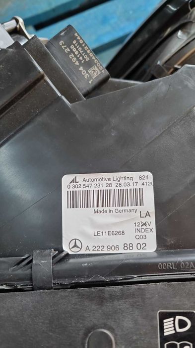 Фарове оборудвани Mercedes Benz S class W222  Американска USA CANADA