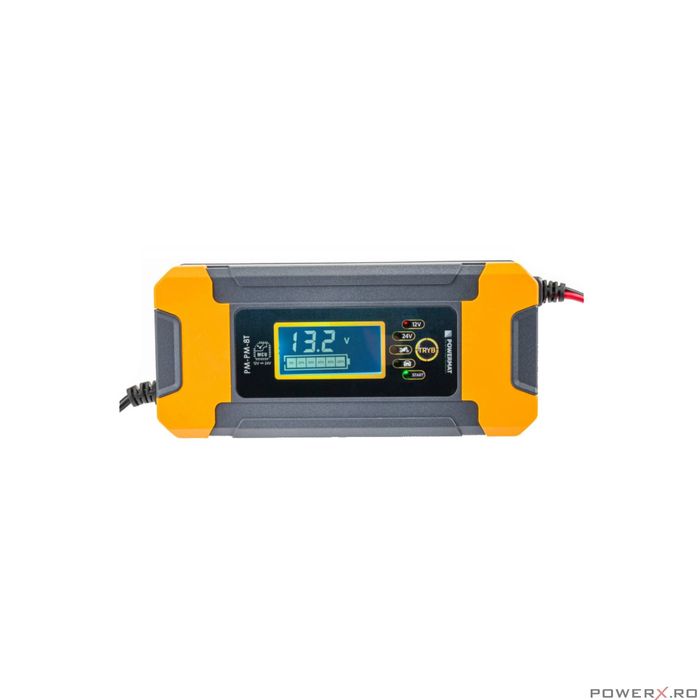 Redresor auto cu microprocesor, 12/24V 8T, Powermat