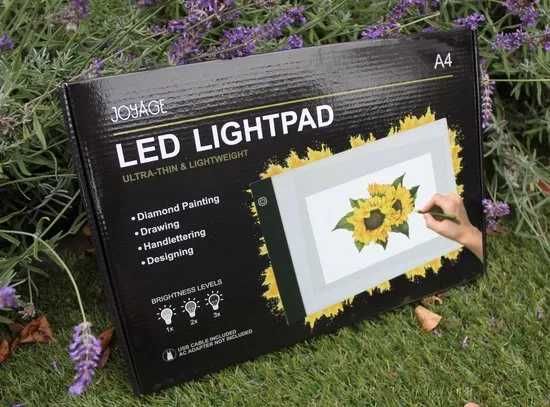 Графична подложка за чертане, рисуване безрамкова A4 LED Brightpad