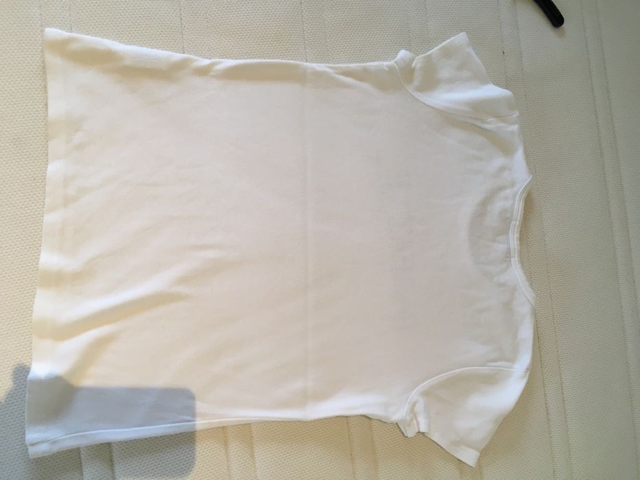 tricou de bumbac alb, cu mesaj Parfaite, din pietre, scris pe piept