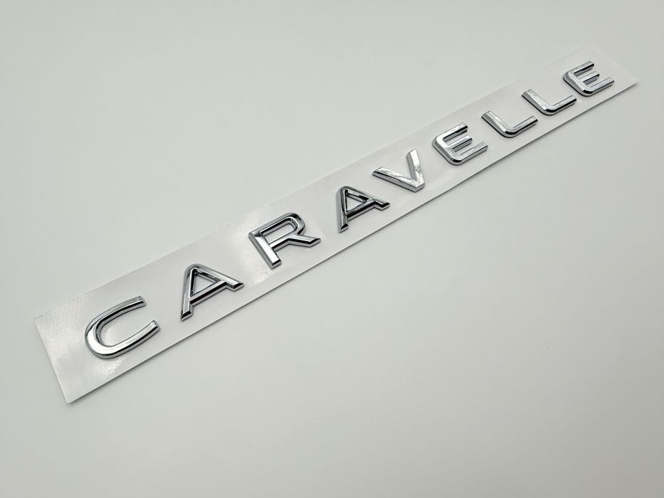 Emblema Compatibila VW Caravelle crom spate