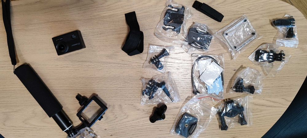 Crosstour CT9000 Action Camera 4K 20MP, подводна камера, селфи стик