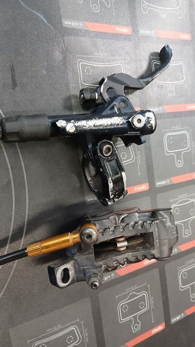 Задна спирачка Shimano Saint  4 бутална