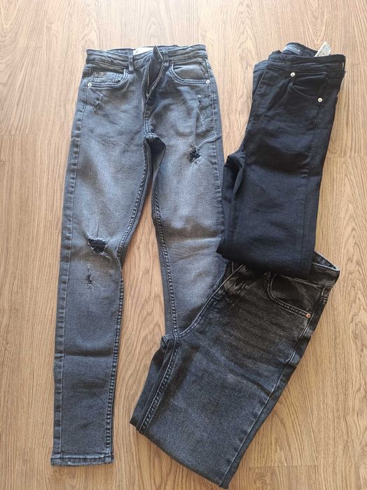 Лот от дънки, блузки и анцузи и ризки  за 10 - 12 г.